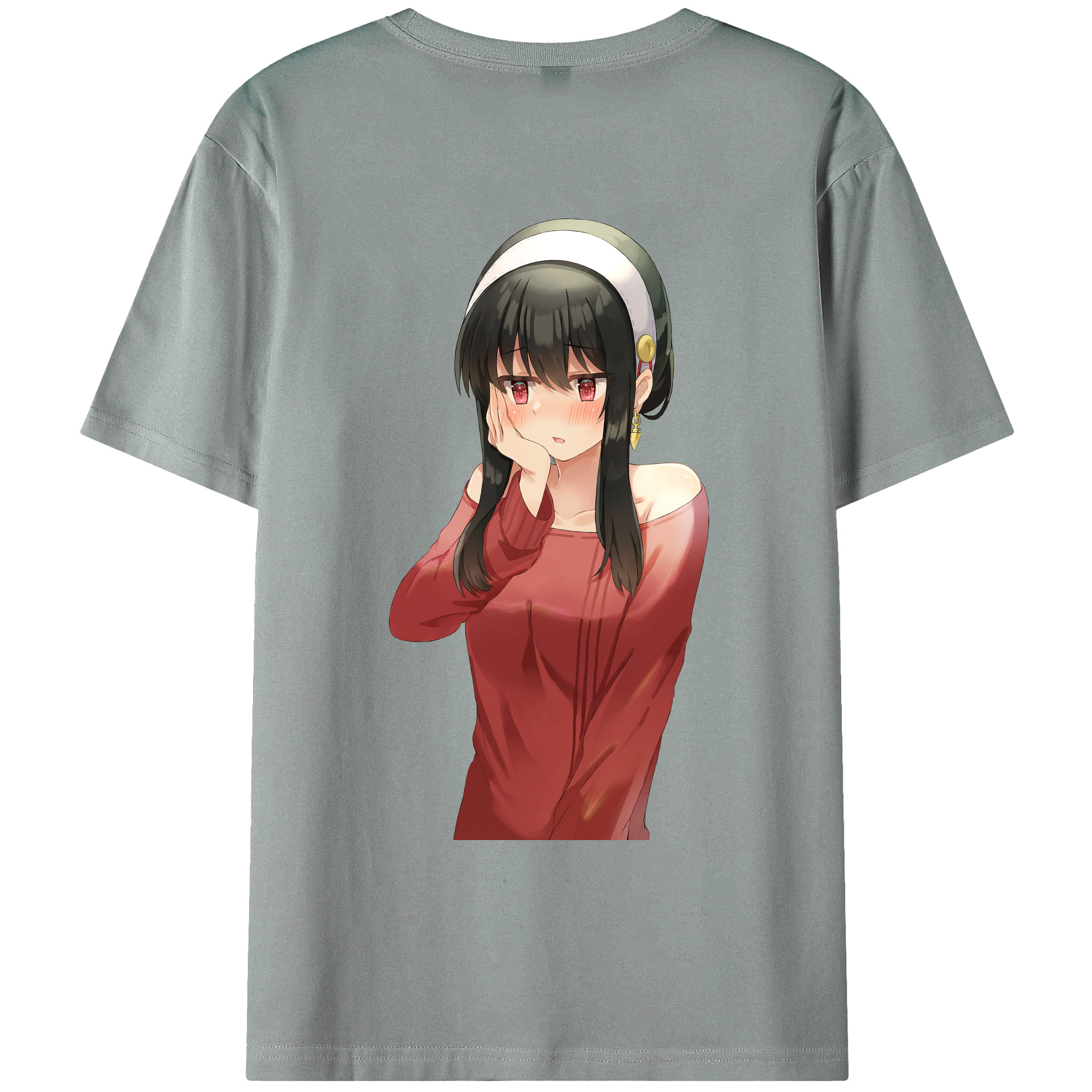 （画像用） SPY×FAMILY间谍家家酒 綿100％ メンズ半袖Tシャツ（バックプリント） 通気性